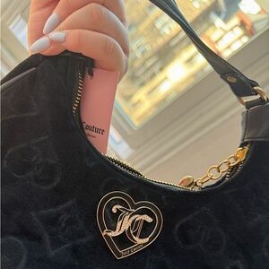 Juicy Couture trend purse glitzed out hobo licorice with tags on FREE shipping